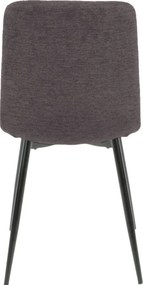 Scaun de masa ALAN B gri inchis cu picioare negre