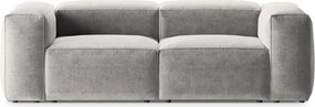 Canapea gri deschis 224 cm Bergamo – Cosmopolitan Design