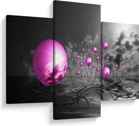 Tabloul bilelor roz (90x60 cm)