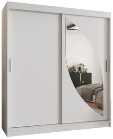 Dulap de haine 180 cm Milain (alb). 1126005