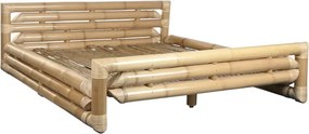 Pat din bambus și rattan, 180x200 cm, „Bali”
