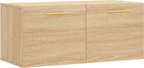 vidaXL Dulap de perete, stejar sonoma, 80x36,5x35 cm, lemn compozit