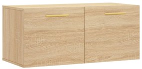 830063 vidaXL Dulap de perete, stejar sonoma, 80x36,5x35 cm, lemn compozit