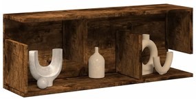 vidaXL Dulap de perete, stejar fumuriu, 80x20x30 cm, lemn prelucrat
