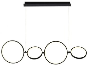 Lustra LED dimabila suspendata design circular modern Cirque 4BK 25771-4BK SRT