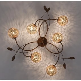 Paul Neuhaus 6398-48 - Lustră aplicată GRETA 6xG9/40W/230V