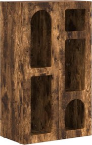 vidaXL Bufet Stejar fumuriu 59 x 35 x 100,5 cm Lemn compozit