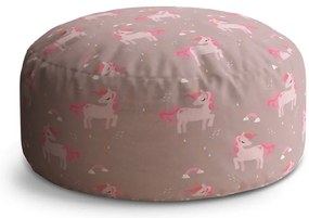 Taburet Circle pony, bej