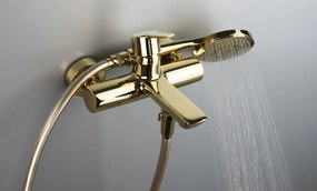 ARNIKA Baterie pentru Cadă, Montare pe Perete finisaj auriu BQA_Z10N