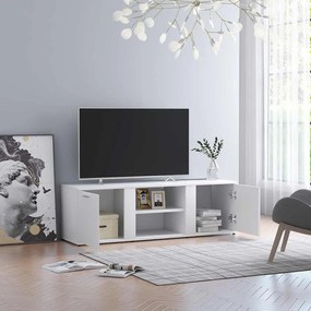 vidaXL Dulap TV, alb, 120x34x37 cm, lemn prelucrat