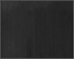 vidaXL Covor dreptunghiular, gri, 80x100 cm, bambus