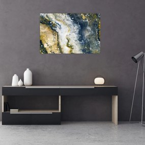 Tablou - Abstract auriu (90x60 cm)