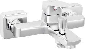 Baterie cada - dus Ferro Vitto Verdeline monocomanda crom lucios