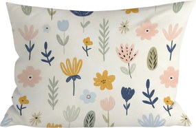 Husa de perna din bumbac FLORI DREAM 40x60 cm, colorat