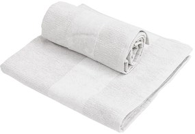 Set de prosoape CARRARA 1buc 60x100 cm si 1buc 40x55 cm 100% bumbac, alb