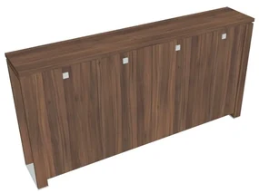 Dulap mediu pentru haine Verno+ 260 x 46 x 130 cm, nuc