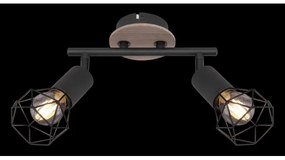 Spot de perete XARA 2xE14/40W/230V Globo 54802S-2H