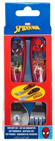 Omul Păianjen Moving Target set de tacâmuri ergonomic din metal - 2 piese