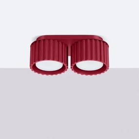 Sollux SL.1823 - Spot AURA 2xGX53/10W/230V, roșu