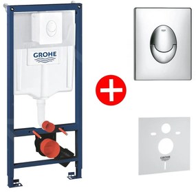 Grohe Rapid SL 4 in 1 Set rezervor incastrat GD2 si clapeta de actionare rotunda