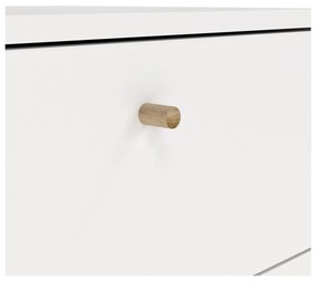 Comodă albă înaltă 50x120 cm Bodo – Tvilum