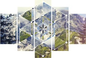 Tablou - Model geometric (150x105 cm)