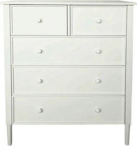 Comoda TEANA, alb, 80x40x95 cm