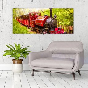 Tablou - Tren cu aburi (120x50 cm)