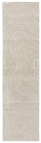 Covor tip traversă crem țesut manual din lână 60x230 cm Mesmerise Natural – Flair Rugs