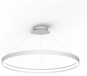 Lustra LED suspendata design modern circular CIRCLE 78, alb LA0716/1 - WH ZL