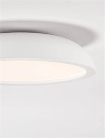 Lustra LED aplicata stil modern FELICIA alb 45cm