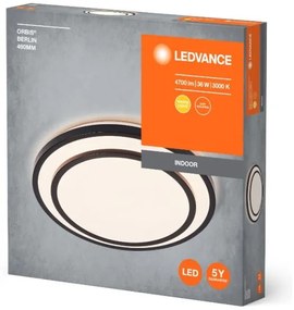 Plafonieră LED ORBIS BERLIN LED/36W/230V negru Ledvance