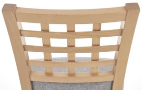 Scaun de bucaterie Gerard 3, stejar gri/miere