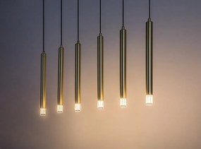 Lustra suspendata stil minimalist Ramira 6L aurie