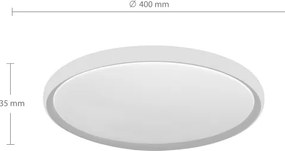 Brilagi - Plafonieră LED CARLOS LED/24W/230V, Ø 40 cm, alb