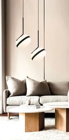 Pendul pe cablu PALMA 1xE27/40W/230V negru