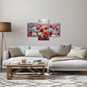 Tablou - Câmp de maci (90x60 cm)