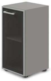 Dulap îngust jos TopOffice Premium, dreapta, 39,9 x 40,4 x 80 cm, gri