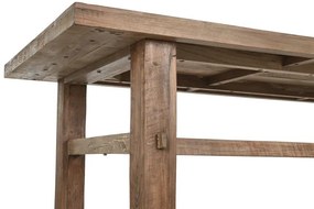 Masa dining, din lemn de tec reciclat, Rusti