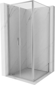 Mexen Exo cabină de duș pivotantă 80 x 80 cm, transparent, crom - 814-080-080-01-00