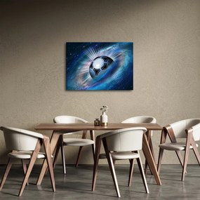 Tablou - Fotbal în spațiu (70x50 cm)