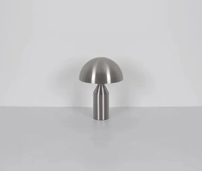 Globo 21030N - Lampă de masă ATOMA 2xE27/40W/230V crom mat