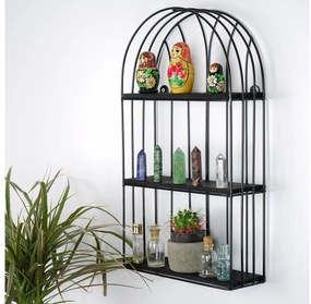 Raft decorativ de perete Duvelo 10 (negru) . 1093634