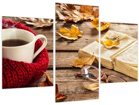 Tablou - Ceainărie de toamnă (90x60 cm)