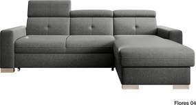 Colțar lemn masiv Extensibil Fiona 247x176cm Ladă Depozitare Personalizabil - Loco 04