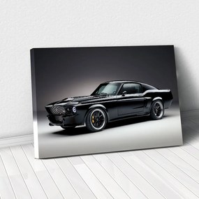 Tablou Canvas - Mustang black 80 x 125 cm