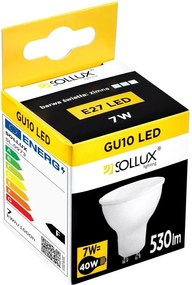 Bec LED GU10, cu lumină neutră 7 W – Sollux