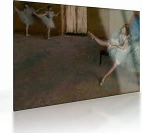 Tablou pe sticlă - Edgar Degas, Before the Ballet, reproducere (70x50 cm)
