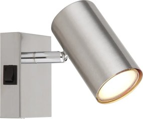 Aplica cu spot directionabil ROBBY nickel mat