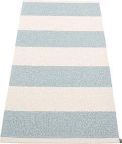 Covor tip traversă pentru interior și exterior albastru deschis/crem 70x150 cm Bob Blue Fog – Pappelina